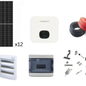 Sistem fotovoltaic Hibrid cu injectare in retea si baterie LiFePo4